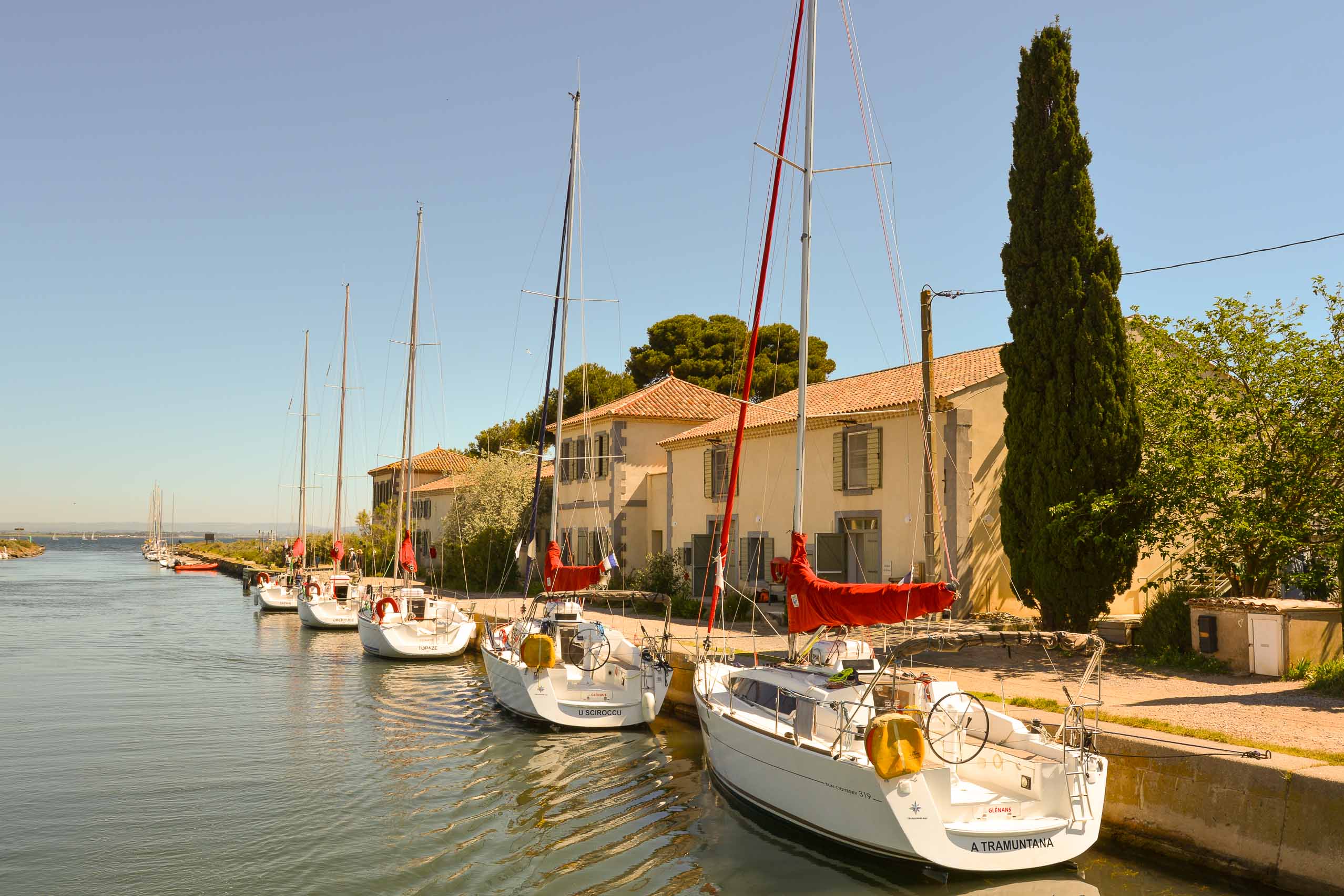 De ingang van het Canal du Midi